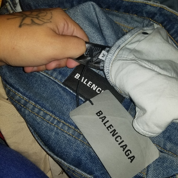 mens balenciaga jeans